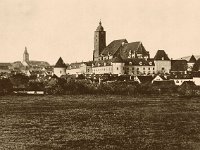 Panorama. XIX. st pogled na Kaptol sa starom katedralom